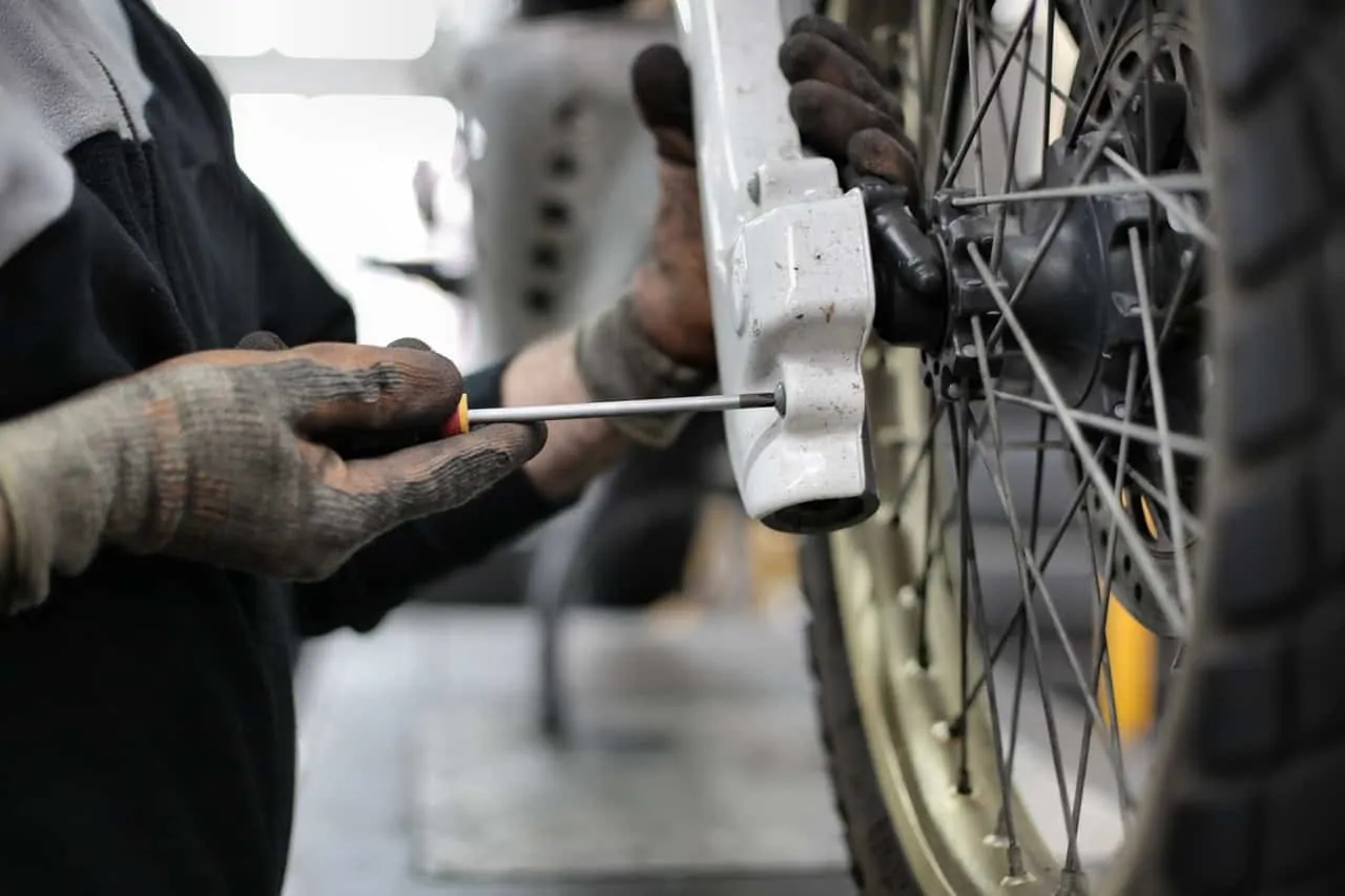 motorcycle repair tire