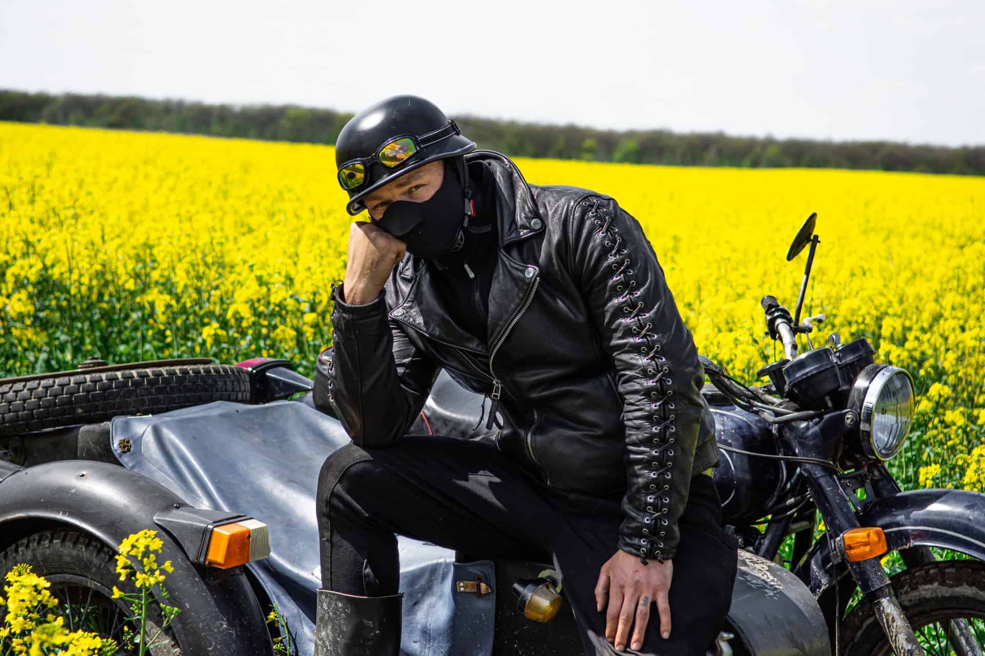 washing textile motorcycle jacket