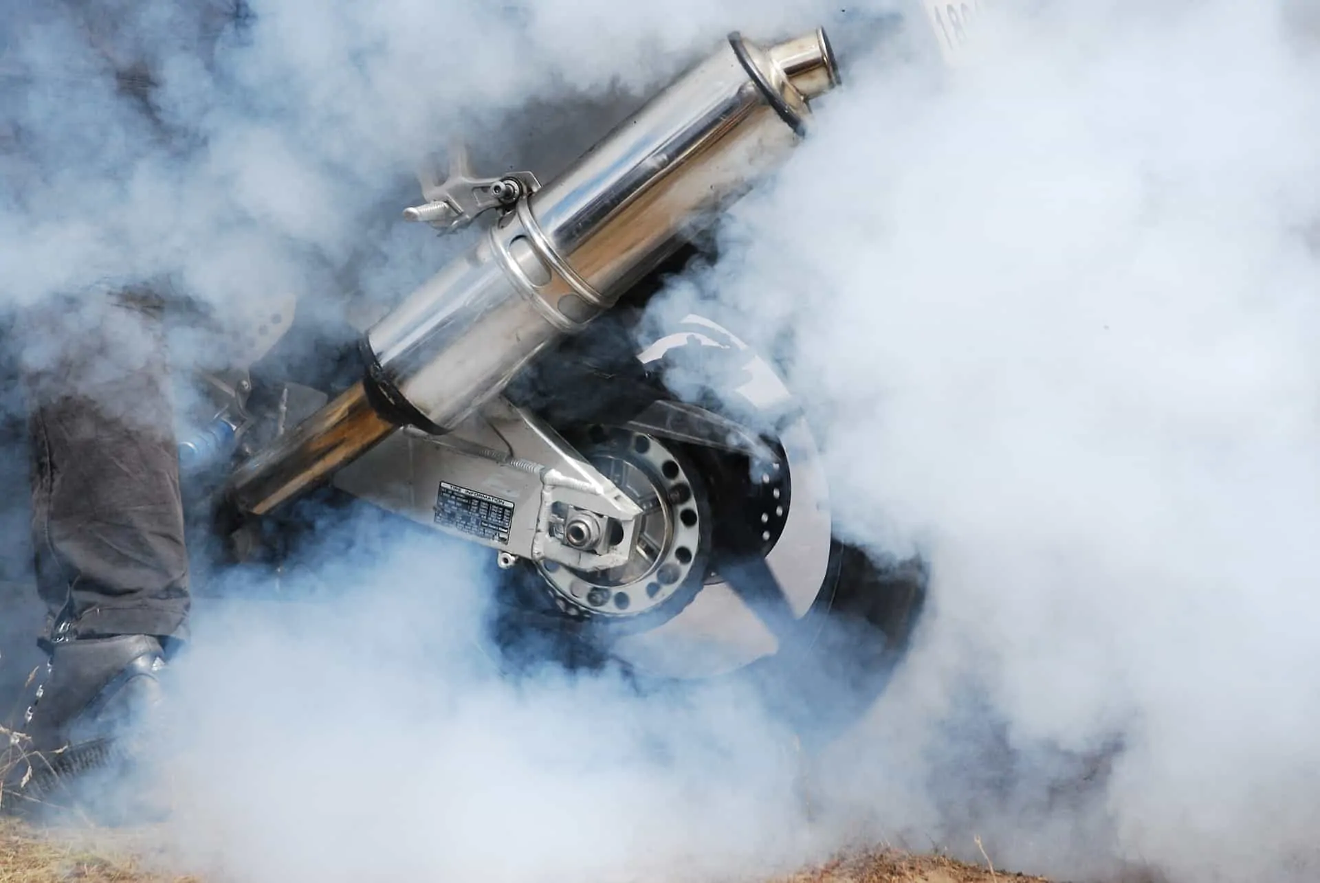 smoke exhaust motorcycle