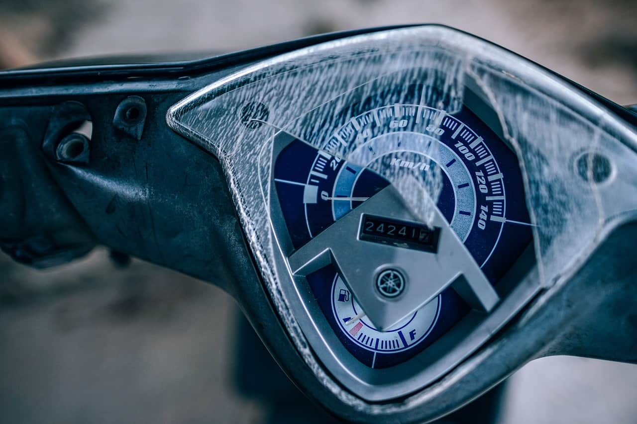 exterior meter motorcycle