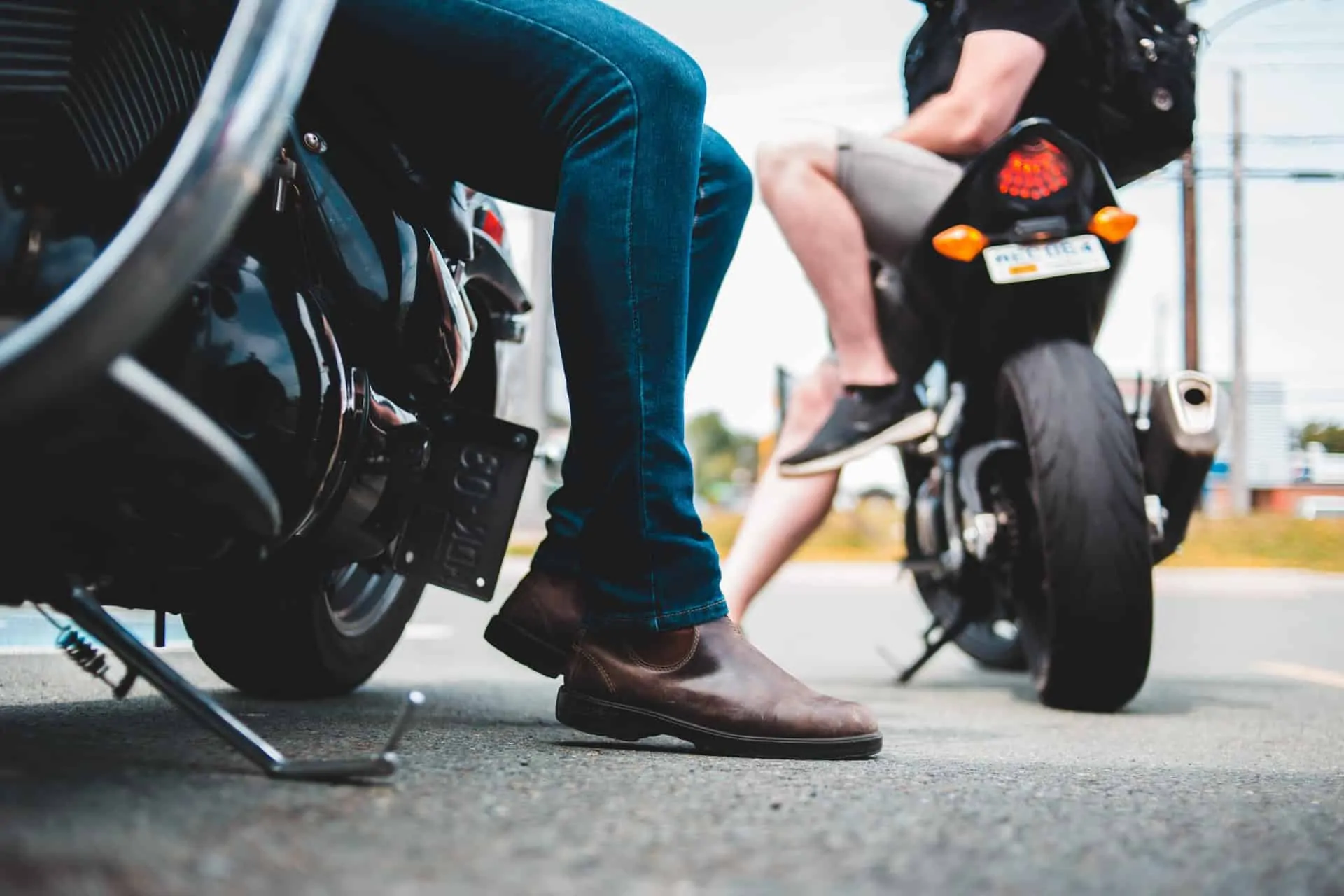 motorcycle shoes brown