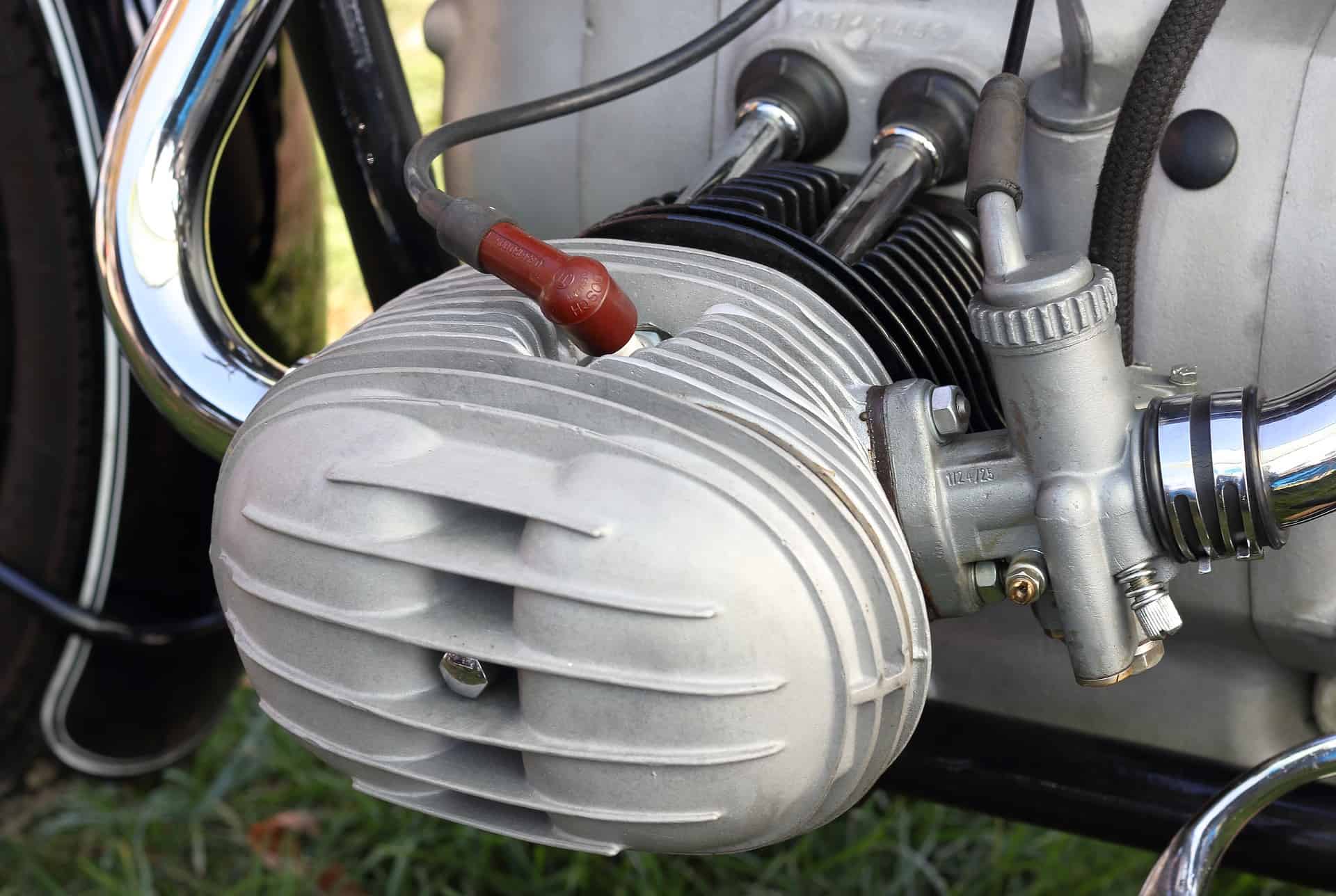 plugged in charging motorcycle